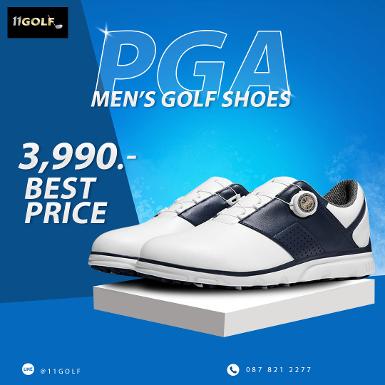 รหัสสินค้า XZ345 ไม้กอล์ฟพรีเมี่ยม!!! ราคาถูกที่สุดในประเทศไทย!!! PGA GOLF SHOES BOA Spikeless เน